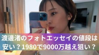 渡邊渚のフォトエッセイの値段は安い？1980で9000万越え狙い？